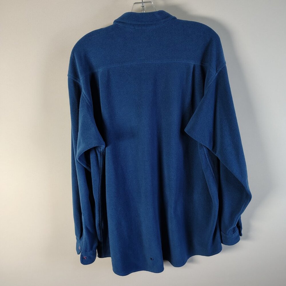 Vintage Patagonia Fleece Overshirt Shirt Mens Large Blue Snap-T USA Long Sleeve - Picture 9 of 14